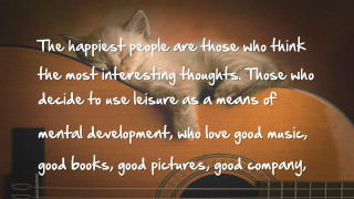 Kitten sleeping guitar quote interesting - free dogs wallpaper for desktop