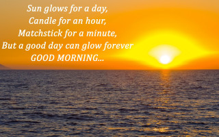 Sunset boat water quote good - good morning free wallpaper
