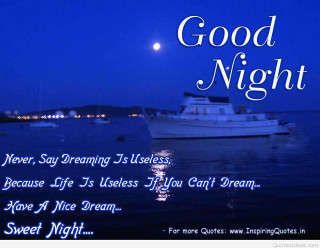 Boat good night message full 2 - good free wallpaper