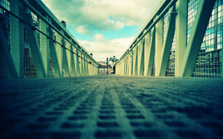 Walkway sky building person constructivism - lomography free wallpaper