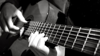 Person playing guitar hands strings 3 - a person playing free wallpaper