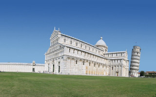 White building tower clock roman - cimabue free wallpaper