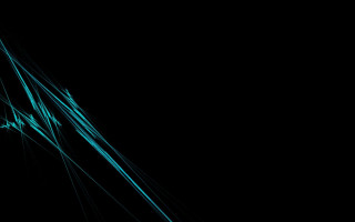 Black background green line generative - the middle of it free wallpaper
