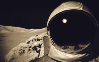 Man space suit mountain light - a man in a space suit free wallpaper