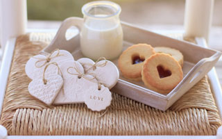 Tray cookies milk straw mat - a tray free wallpaper