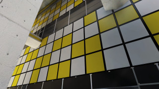 Yellow black wall toilet bauhaus - a toilet free wallpaper for desktop