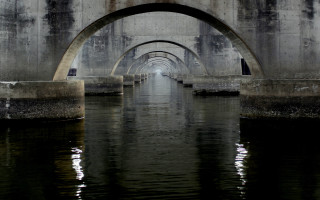 Long tunnel clock white hair - the side of free wallpaper