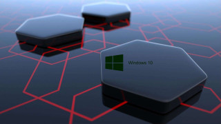Keyboard red light windows10 logo - a computer keyboard free wallpaper