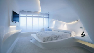 Bedroom window tv bed 3d - a tv free wallpaper