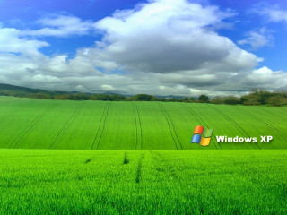Green field blue sky clouds 92 - the right side free wallpaper