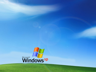 Windows xp logo blue sky - a blue sky above free wallpaper
