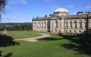 Large building circular walkway dome - a dome free wallpaper