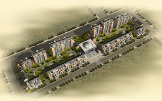 Bengal school of art clock - isometric view free wallpaper