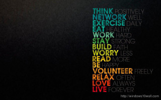 Think about it multilingual colorful - different language free wallpaper