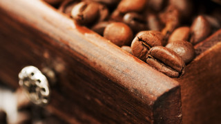 Wooden box coffee beans metal - a wooden box free wallpaper