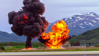 Fire mountain plume explosions nature - explosion free wallpaper for desktop