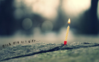 Candle quote rock woods bokeh - david firth free wallpaper