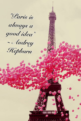 Eiffel tower pink balloons love - a.d.m. cooper free wallpaper for mobile
