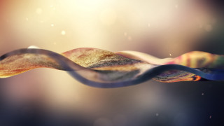 Colorful light wave blurry background - octane renderer free wallpaper