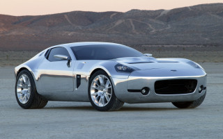 Silver sports car desert mountains 2 - a desert area free wallpaper