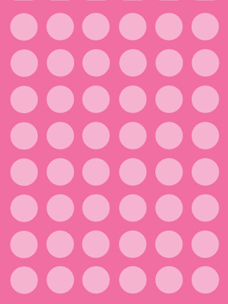 Pink background white circles dots - op art free wallpaper for mobile
