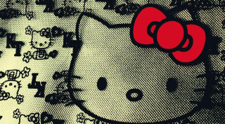Hello kitty red bow black - a red bow free wallpaper for desktop