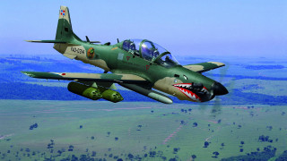 Fighter jet shark green field - a shark free wallpaper