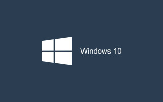 Windows10 darkblue logo multigirl monochrome - blue background free wallpaper