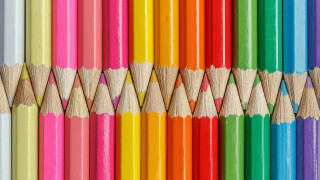 Colored pencils rainbow background childs - a childs drawing free wallpaper