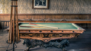 Pool table cues room chairs - a pool table free wallpaper