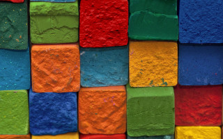 Multi colored paint neo fauvism - chalk art free wallpaper