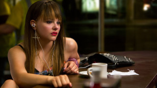 Woman coffee purse earphones portrait - lap free wallpaper