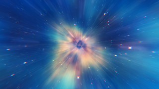 Blue yellow starburst white red - white star free wallpaper for desktop