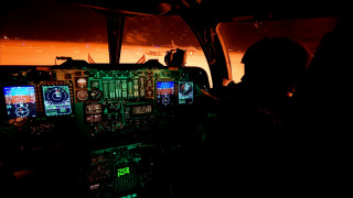 Man cockpit screens atmospheric lighting - multiple free wallpaper