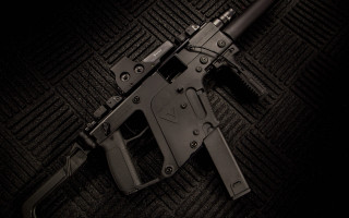Gun carpet black background 3d - vector free wallpaper