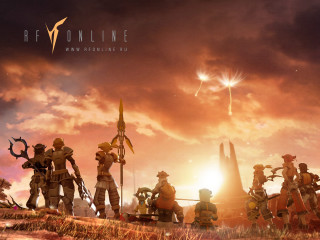 Group people hill cloudy sky 2 - aleksander gine free wallpaper