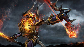 Demonic sword fire flames armor - demonic free wallpaper