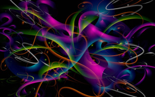 Colorful abstract black background vibrant - free abstract wallpaper for desktop