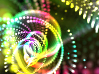 Colorful abstract spiral background blurry - left free wallpaper
