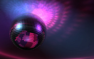 Disco ball colorful light black - a colorful light free wallpaper