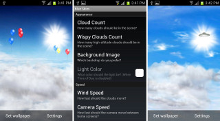 Clouds sky sun phone screens - a sun in the background free wallpaper for desktop