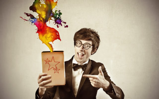 Tuxedo man star box paint - a box free wallpaper for desktop