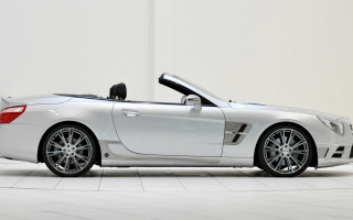 White mercedes sls roadster detailed - a white room free wallpaper