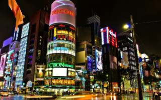 Tokyo cityscape neon lights skyscrapers - japan free wallpaper for desktop