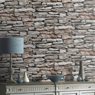 Stone wall lamp vases dresser - vray free wallpaper for tablet