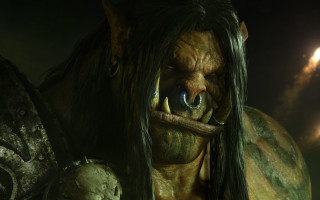 Demon man long hair realistic - alex horley free wallpaper