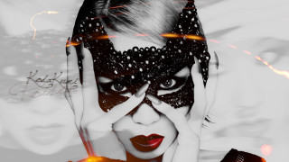 Gothic masked woman redlipstick blackwhite - dark fantasy free wallpaper