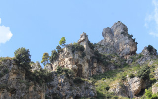Mountain trees clouds sky nature - cagnaccio di san pietro free wallpaper