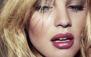 Blonde woman red lip pop - her lip free wallpaper for desktop