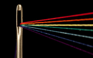 Scissors colored thread handle black - scissors free wallpaper